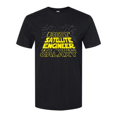 Satellite Engineer Funny Cool Galaxy Job Softstyle CVC T-Shirt