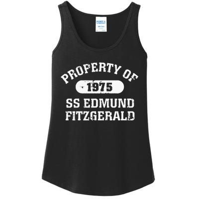 SS Edmund Fitzgerald Lake Superior Ladies Essential Tank