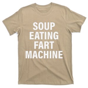 Soup Eating Fart Machine Funny Design T-Shirt