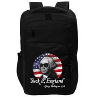 SuckIt England Funny 4th of July George Washington 1776 Impact Tech Backpack