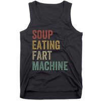 Soup Eating Fart Machine Funny Design Vintage Tank Top