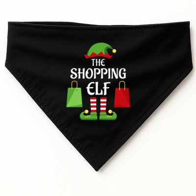 Shopping Elf Family Matching Group Christmas Shopper USA-Made Doggie Bandana