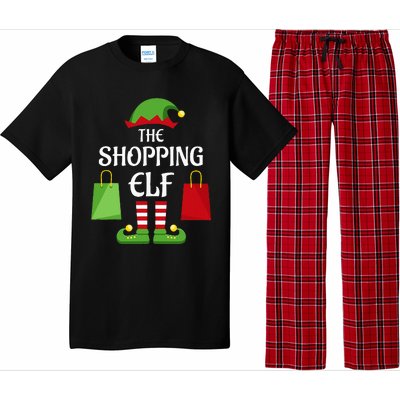 Shopping Elf Family Matching Group Christmas Shopper Pajama Set