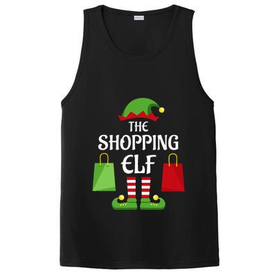 Shopping Elf Family Matching Group Christmas Shopper PosiCharge Competitor Tank