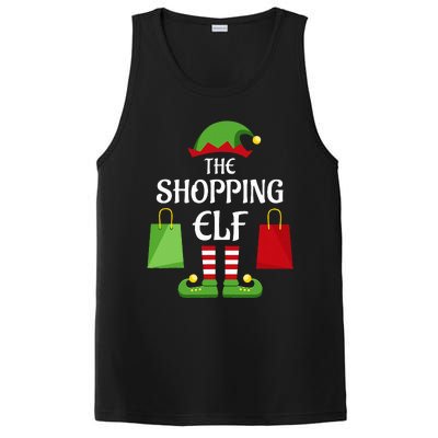 Shopping Elf Family Matching Group Christmas Shopper PosiCharge Competitor Tank