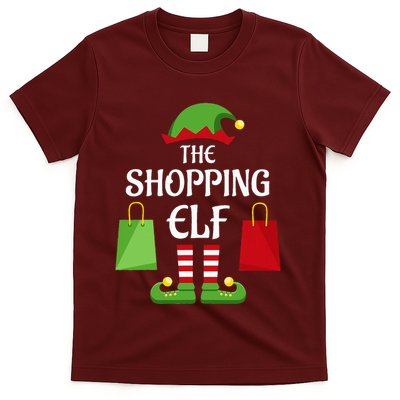 Shopping Elf Family Matching Group Christmas Shopper T-Shirt