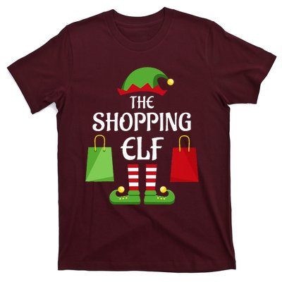 Shopping Elf Family Matching Group Christmas Shopper T-Shirt