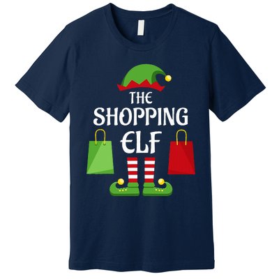 Shopping Elf Family Matching Group Christmas Shopper Premium T-Shirt