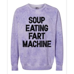 Soup Eating Fart Machine Colorblast Crewneck Sweatshirt