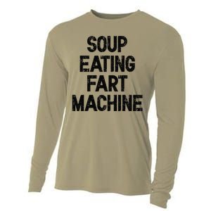 Soup Eating Fart Machine Cooling Performance Long Sleeve Crew