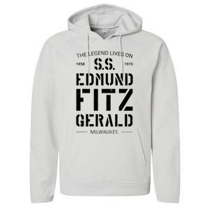 S.S. Edmund Fitzgerald Performance Fleece Hoodie