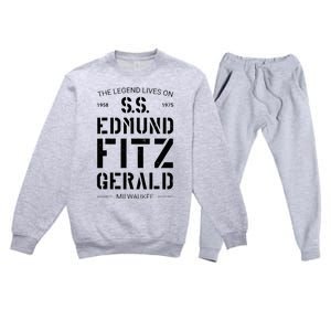 S.S. Edmund Fitzgerald Premium Crewneck Sweatsuit Set