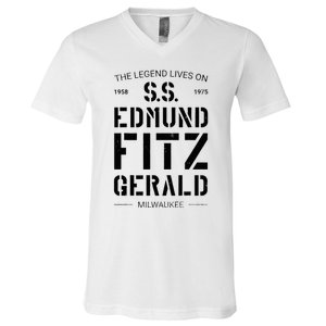 S.S. Edmund Fitzgerald V-Neck T-Shirt