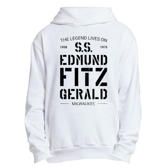 S.S. Edmund Fitzgerald Urban Pullover Hoodie