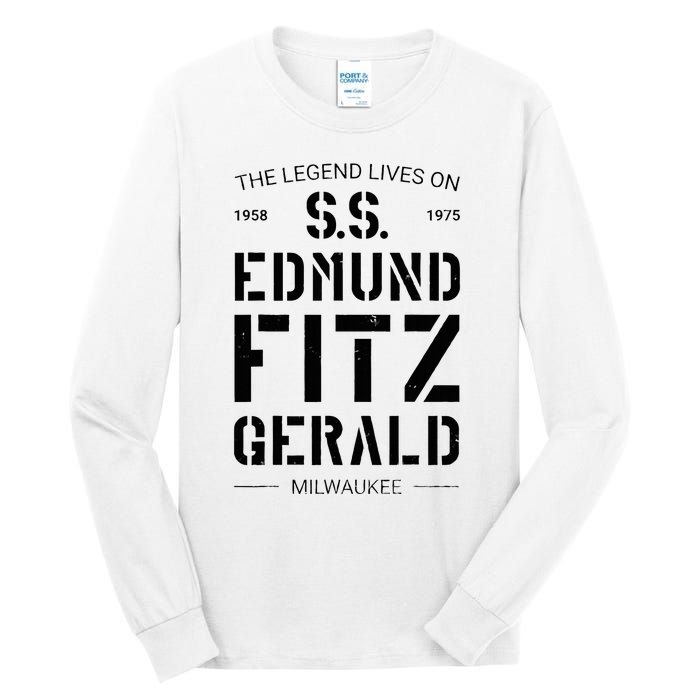 S.S. Edmund Fitzgerald Tall Long Sleeve T-Shirt