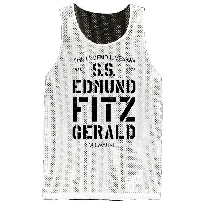 S.S. Edmund Fitzgerald Mesh Reversible Basketball Jersey Tank