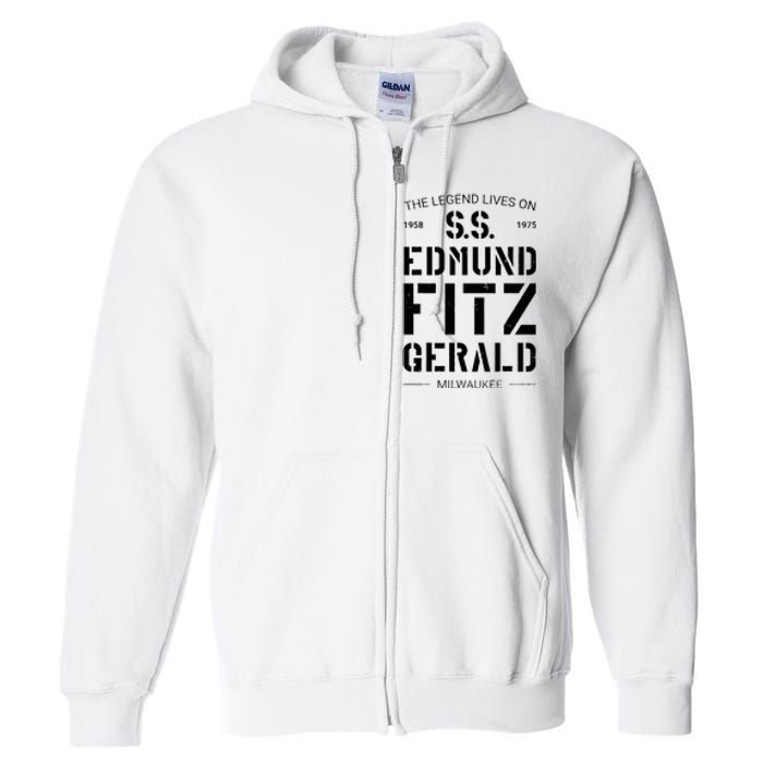 S.S. Edmund Fitzgerald Full Zip Hoodie