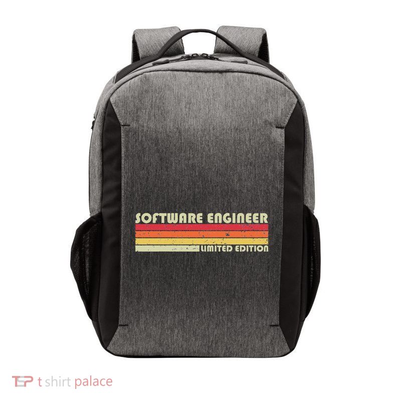 Software Engineer Funny Job Title Profession Birthday Worker Vector Backpack