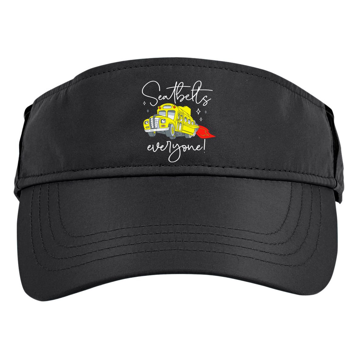 Seatbelts Everyone Funny Magic School Bus Driver Job Pride Adult Drive Performance Visor