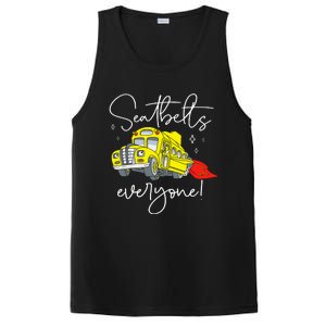 Seatbelts Everyone Funny Magic School Bus Driver Job Pride PosiCharge Competitor Tank