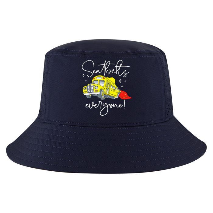 Seatbelts Everyone Funny Magic School Bus Driver Job Pride Cool Comfort Performance Bucket Hat