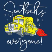 Seatbelts Everyone Funny Magic School Bus Driver Job Pride Cooling Performance Crew T-Shirt