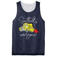 Seatbelts Everyone Funny Magic School Bus Driver Job Pride Mesh Reversible Basketball Jersey Tank