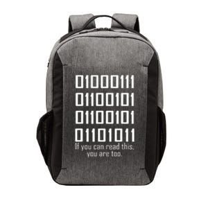 Software Engineers Funny Programming Coding Binary Code Vector Backpack