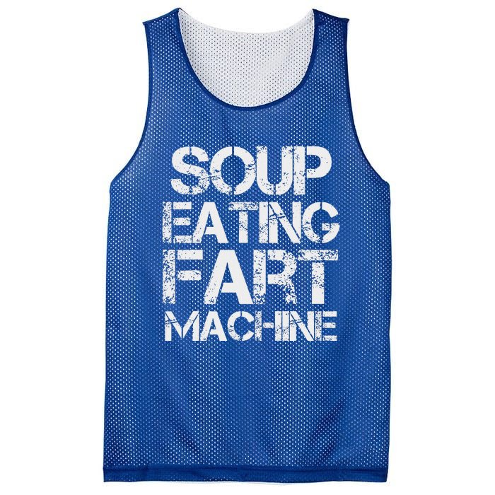 Soup Eating Fart Machine Mesh Reversible Basketball Jersey Tank