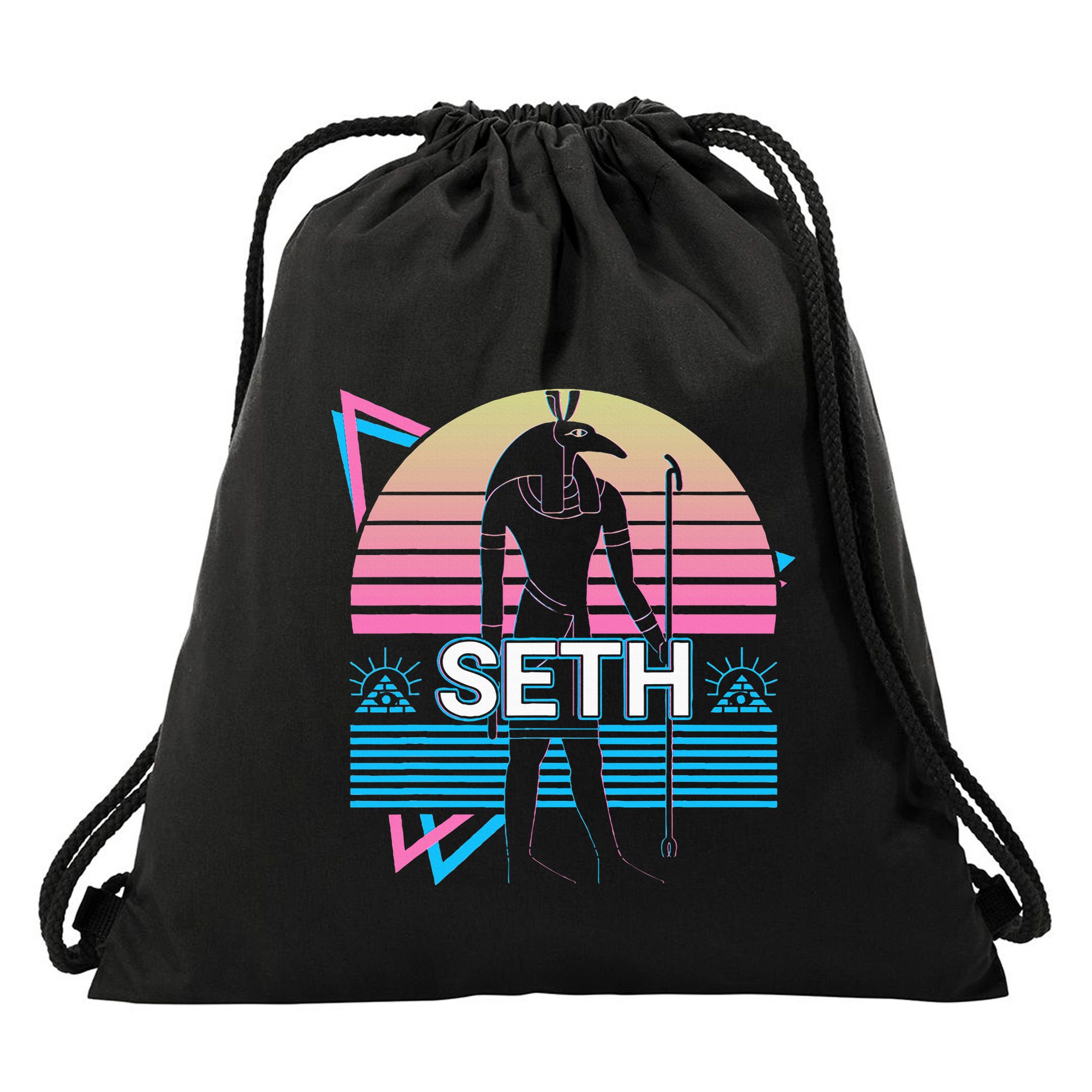 Seth Egyptian God Ancient Egypt Drawstring Bag