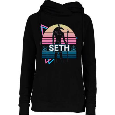 Seth Egyptian God Ancient Egypt Womens Funnel Neck Pullover Hood