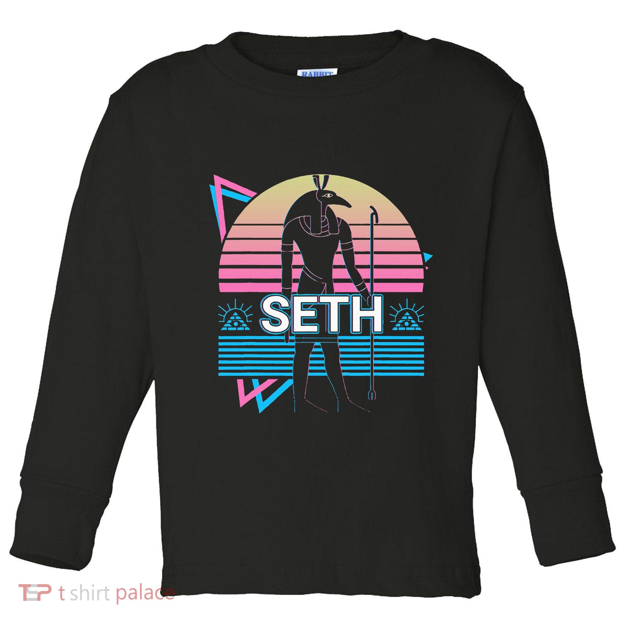 Seth Egyptian God Ancient Egypt Toddler Long Sleeve Shirt