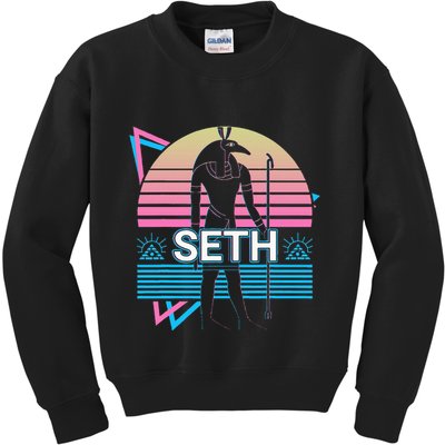 Seth Egyptian God Ancient Egypt Kids Sweatshirt
