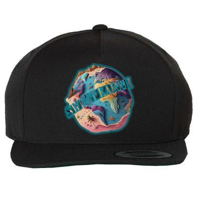 Sweet Earth Great Gift Wool Snapback Cap