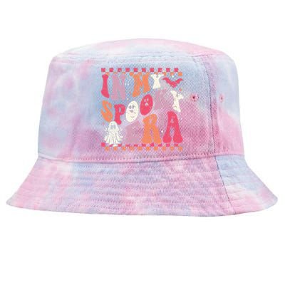 Spooky Era Groovy Halloween Ghost Costume Tie-Dyed Bucket Hat