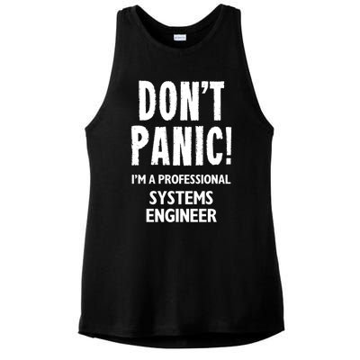 Systems Engineer Gift Ladies PosiCharge Tri-Blend Wicking Tank