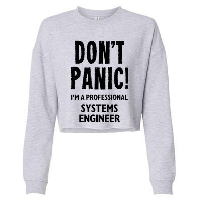 Systems Engineer Gift Cropped Pullover Crew