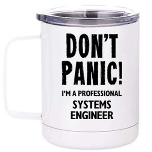 Systems Engineer Gift 12 oz Stainless Steel Tumbler Cup