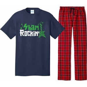 Shamrockin Electric Guitar St Patricks Day Pajama Set