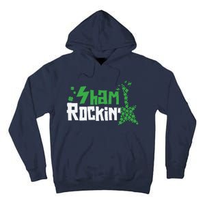 Shamrockin Electric Guitar St Patricks Day Tall Hoodie