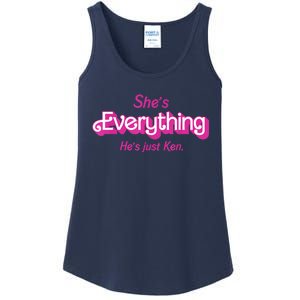 Shes Everything Hes Just Ken Funny Ladies Essential Tank