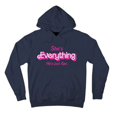 Shes Everything Hes Just Ken Funny Tall Hoodie