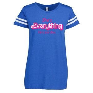 Shes Everything Hes Just Ken Funny Enza Ladies Jersey Football T-Shirt