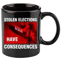 Stolen Elections Have Consequences 11oz C Handle Ceramic Mug