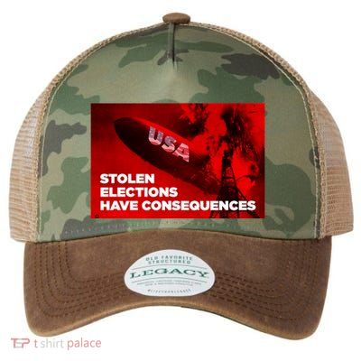 Stolen Elections Have Consequences Legacy Tie Dye Trucker Hat