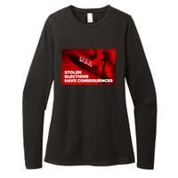 Stolen Elections Have Consequences Womens CVC Long Sleeve Shirt