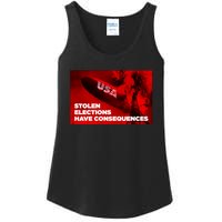 Stolen Elections Have Consequences Ladies Essential Tank