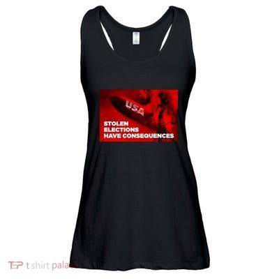 Stolen Elections Have Consequences Ladies Essential Flowy Tank