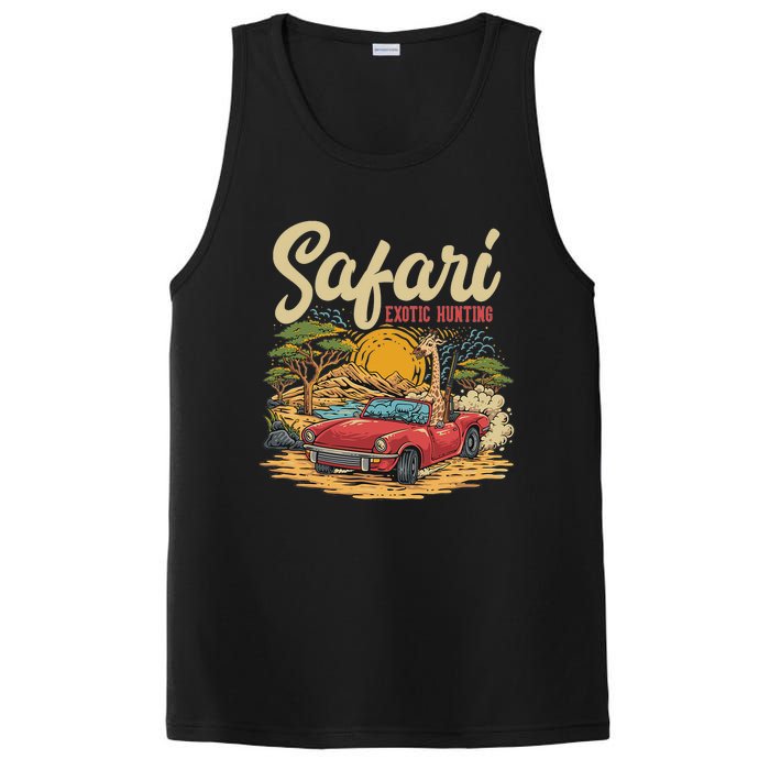 Safari Exotic Hunting Giraffe In A Sports Car Design PosiCharge Competitor Tank