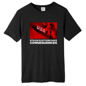 Stolen Elections Have Consequences Tall Fusion ChromaSoft Performance T-Shirt